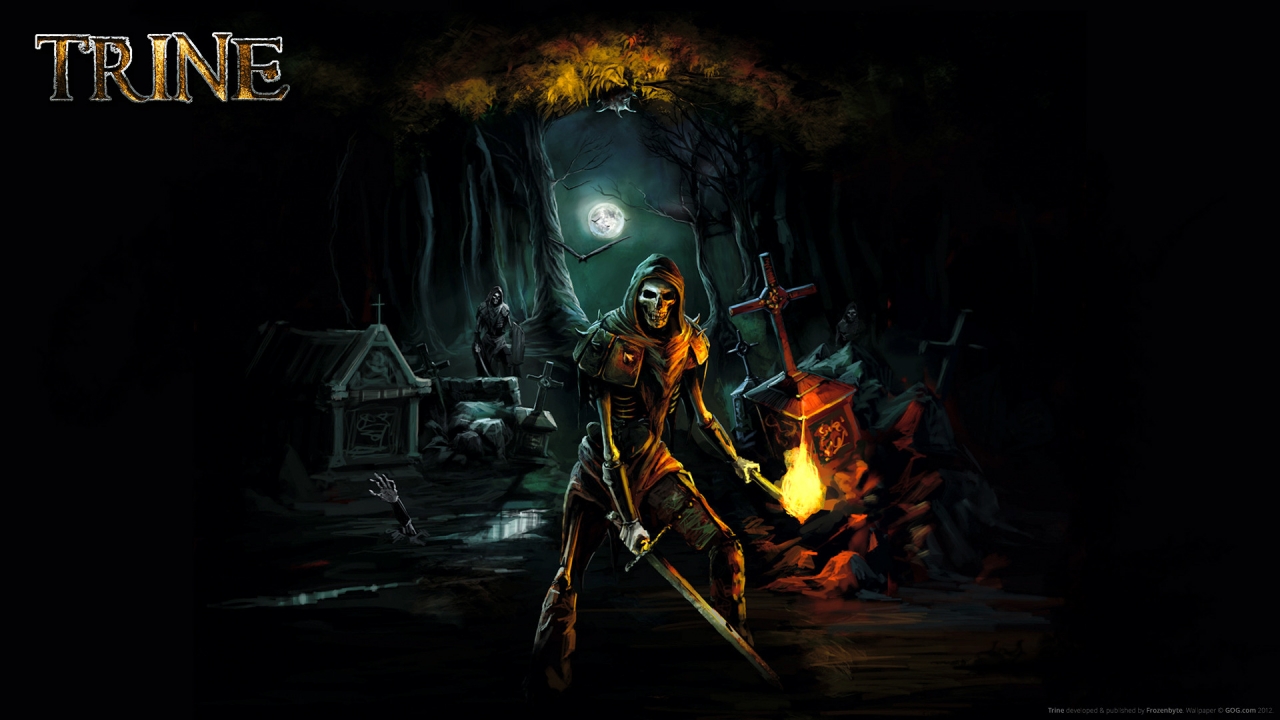 Trine Game for 1280 x 720 HDTV 720p resolution