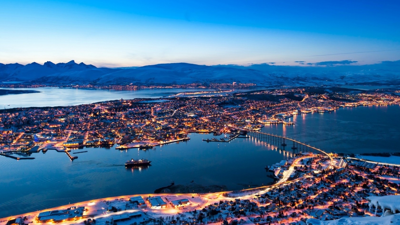 Tromso Norway for 1366 x 768 HDTV resolution