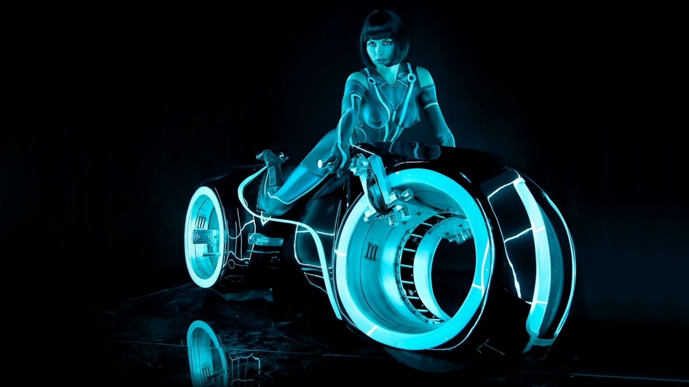 Tron Legacy 2010 Film for 1366 x 768 HDTV resolution