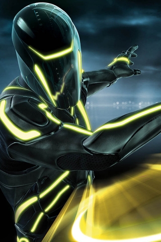 Tron Legacy Clu for 320 x 480 iPhone resolution
