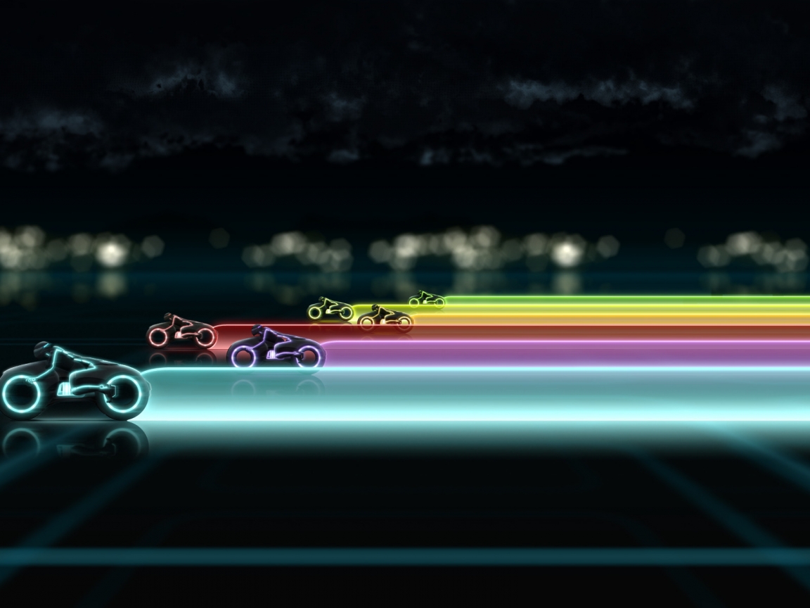 Tron Legacy Race for 1152 x 864 resolution