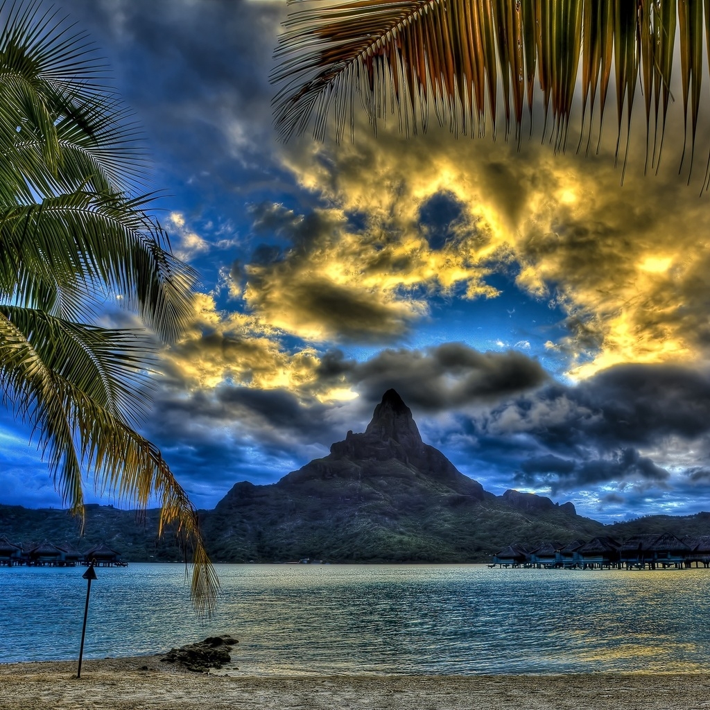 Tropical Beach for 1024 x 1024 iPad resolution