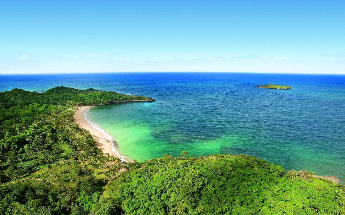 Tropical Beach island for 1440 x 900 widescreen resolution
