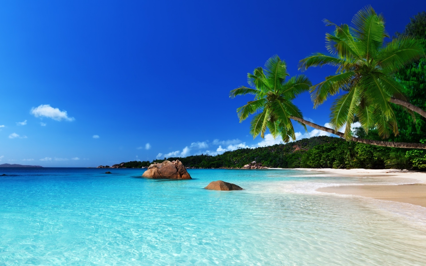 Tropical Island Landscape for 1680 x 1050 widescreen resolution
