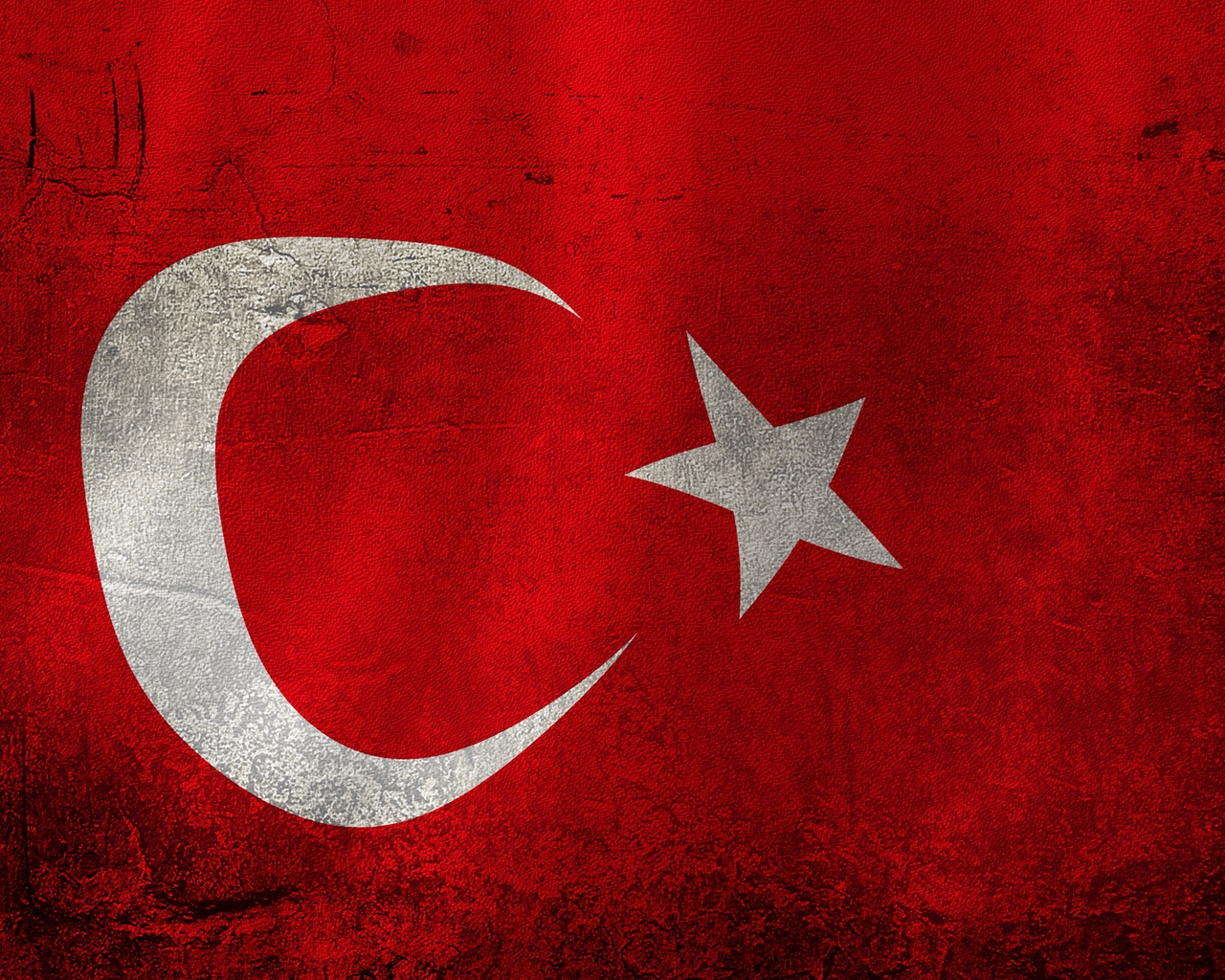 Turkey Flag for 1280 x 1024 resolution