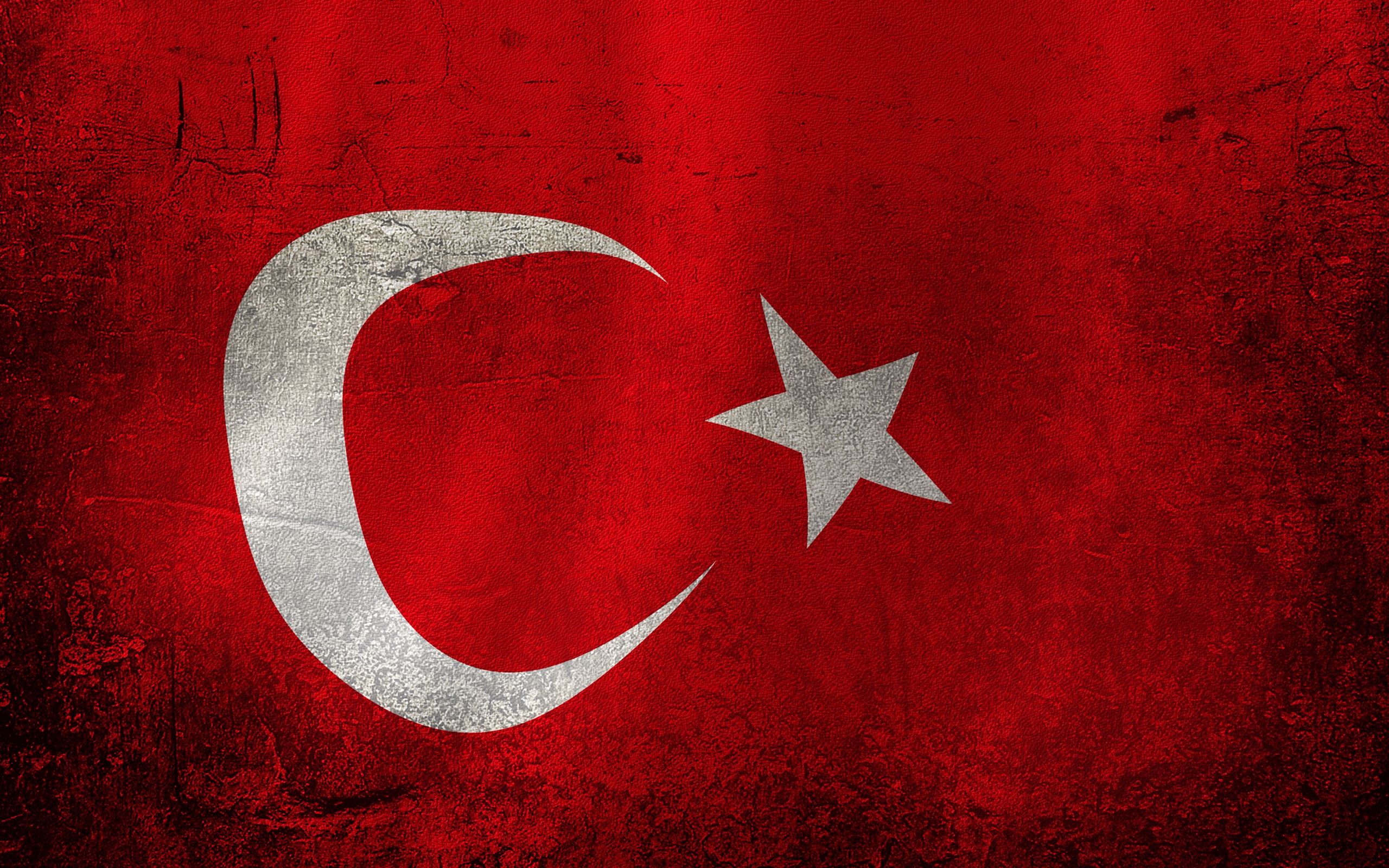Turkey Flag for 2560 x 1600 widescreen resolution