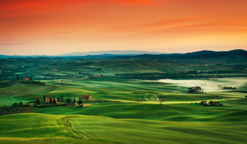 Tuscany Italy for 1024 x 600 widescreen resolution