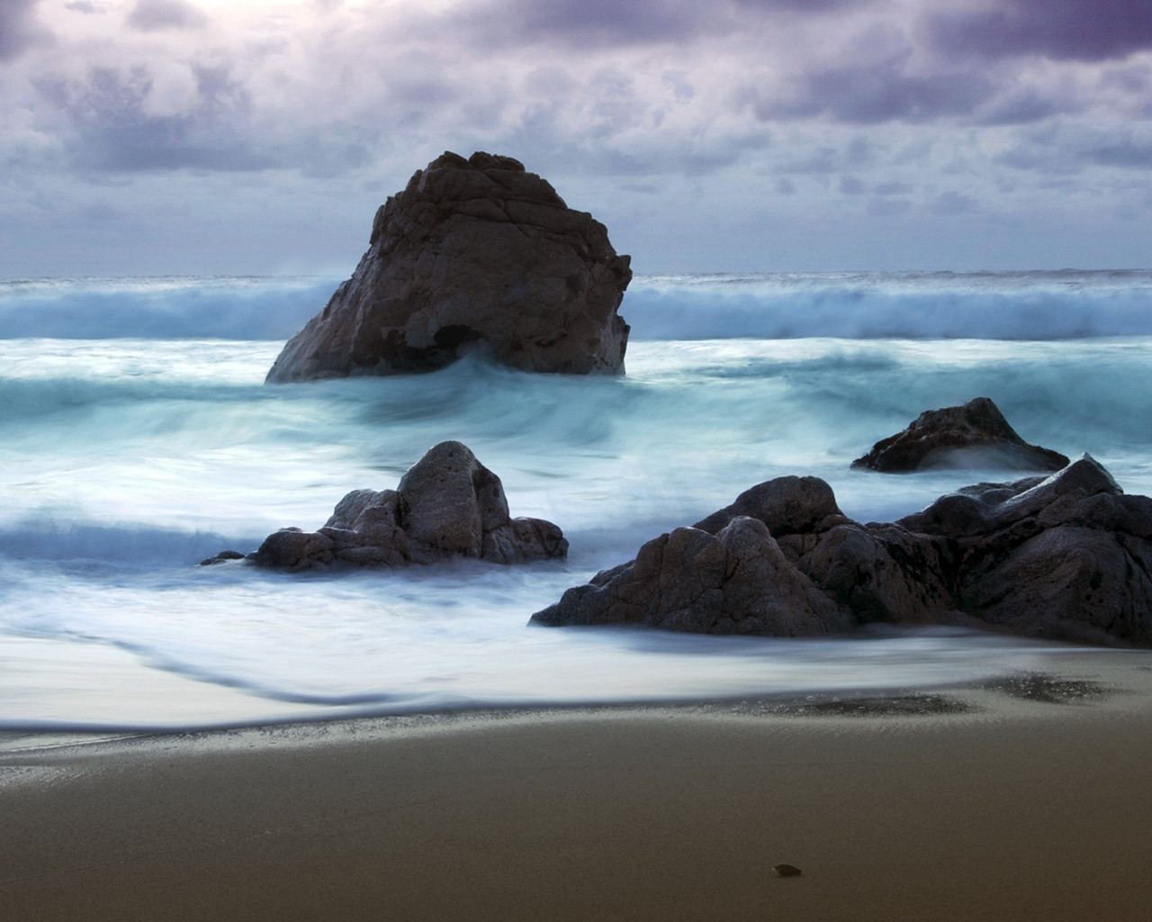 Twilight at Big Sur for 1280 x 1024 resolution