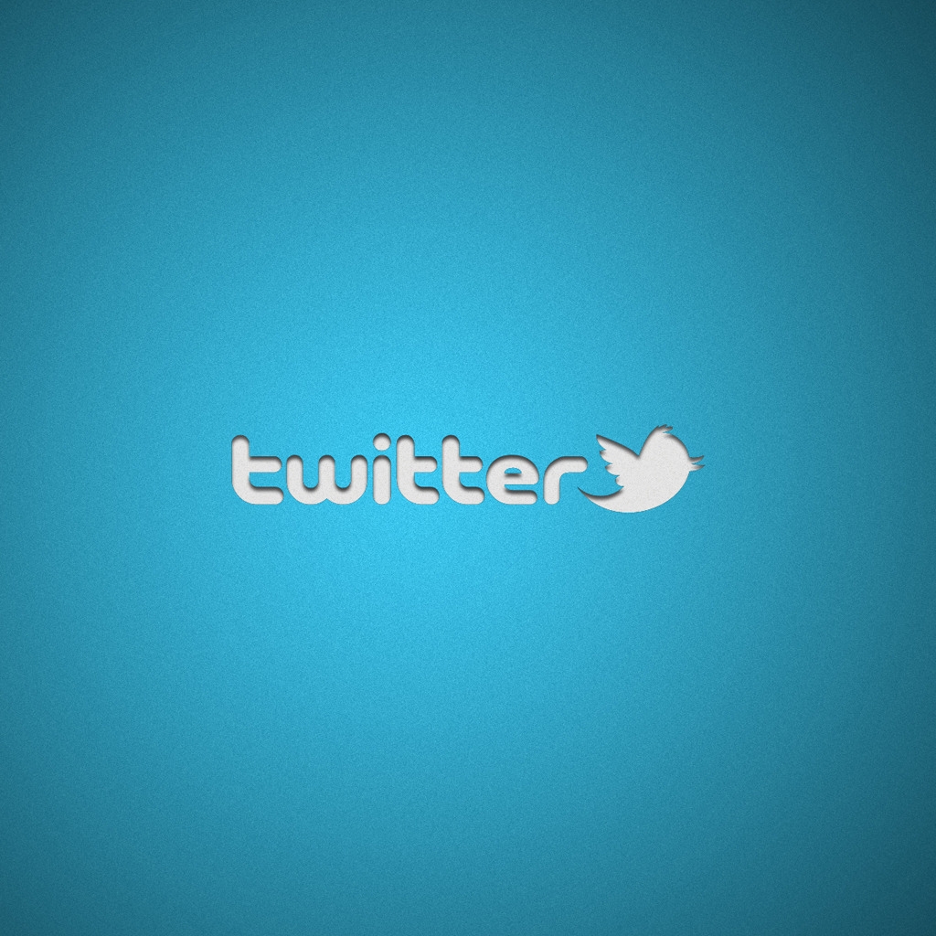 Twitter Logo for 1024 x 1024 iPad resolution
