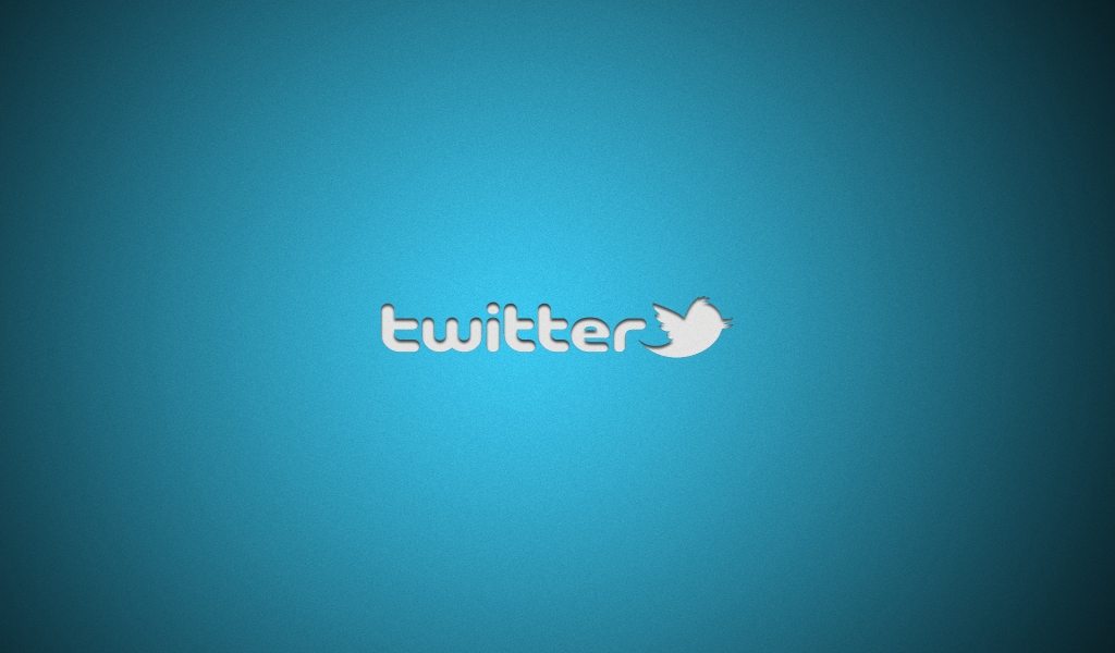 Twitter Logo for 1024 x 600 widescreen resolution