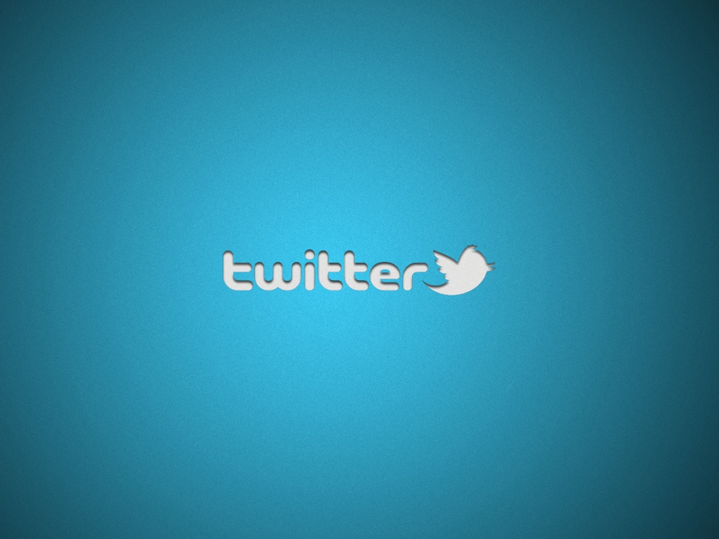 Twitter Logo for 1024 x 768 resolution