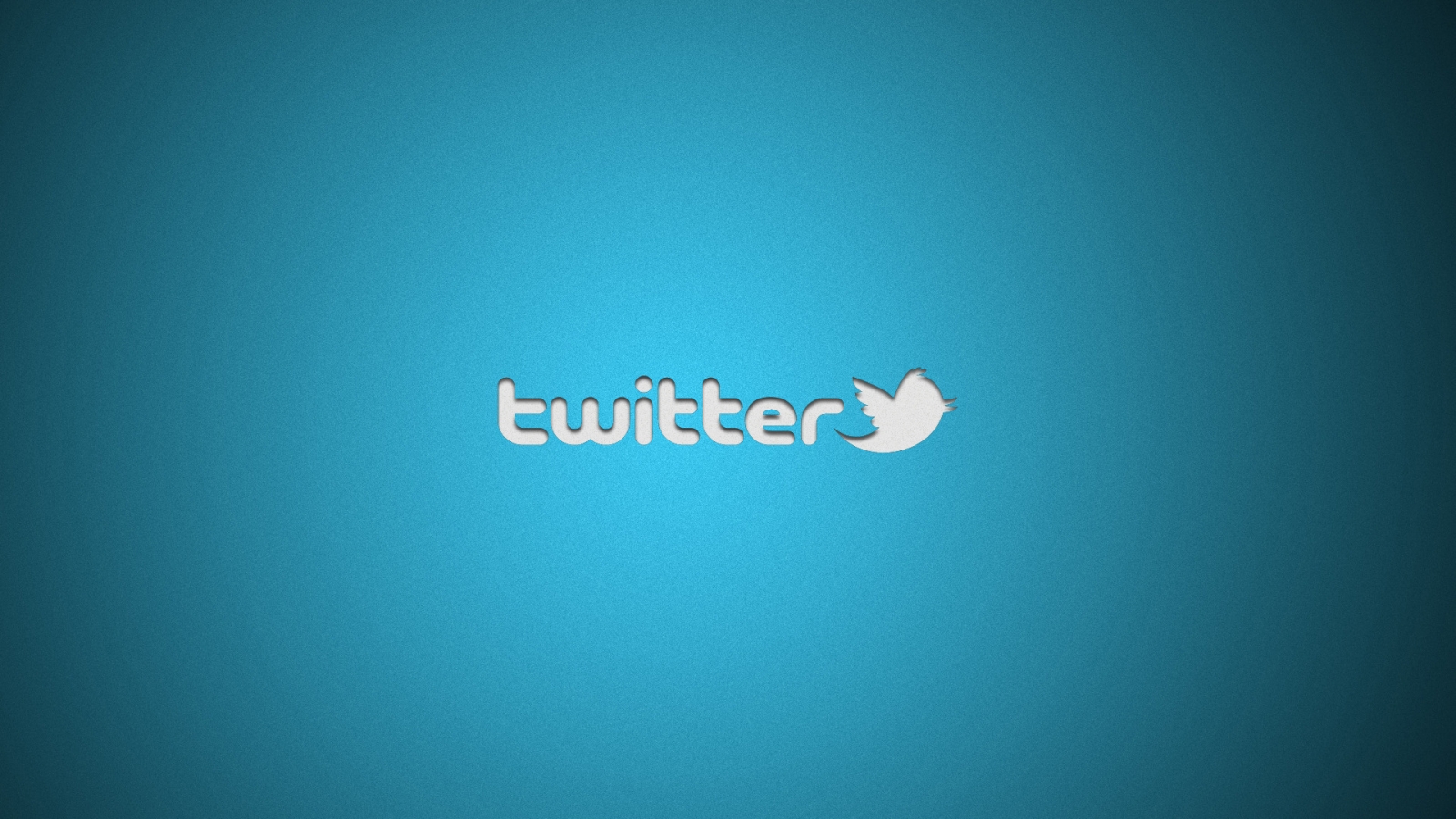 Twitter Logo for 1600 x 900 HDTV resolution