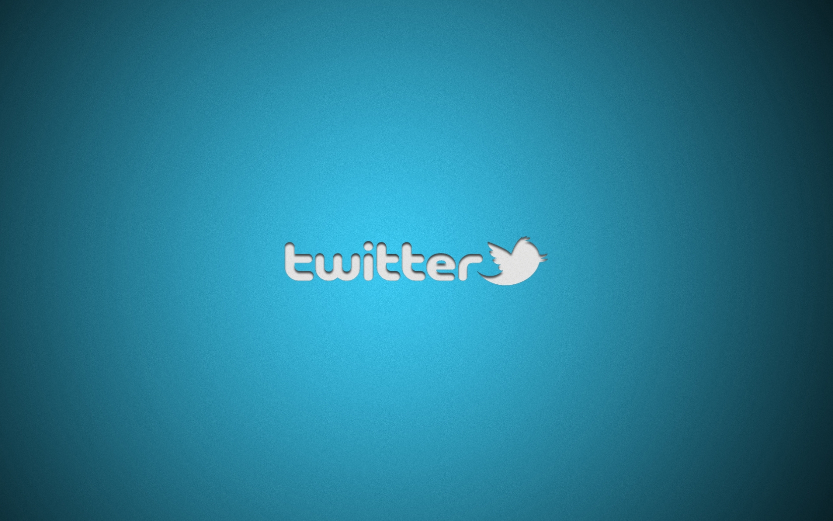 Twitter Logo for 1680 x 1050 widescreen resolution