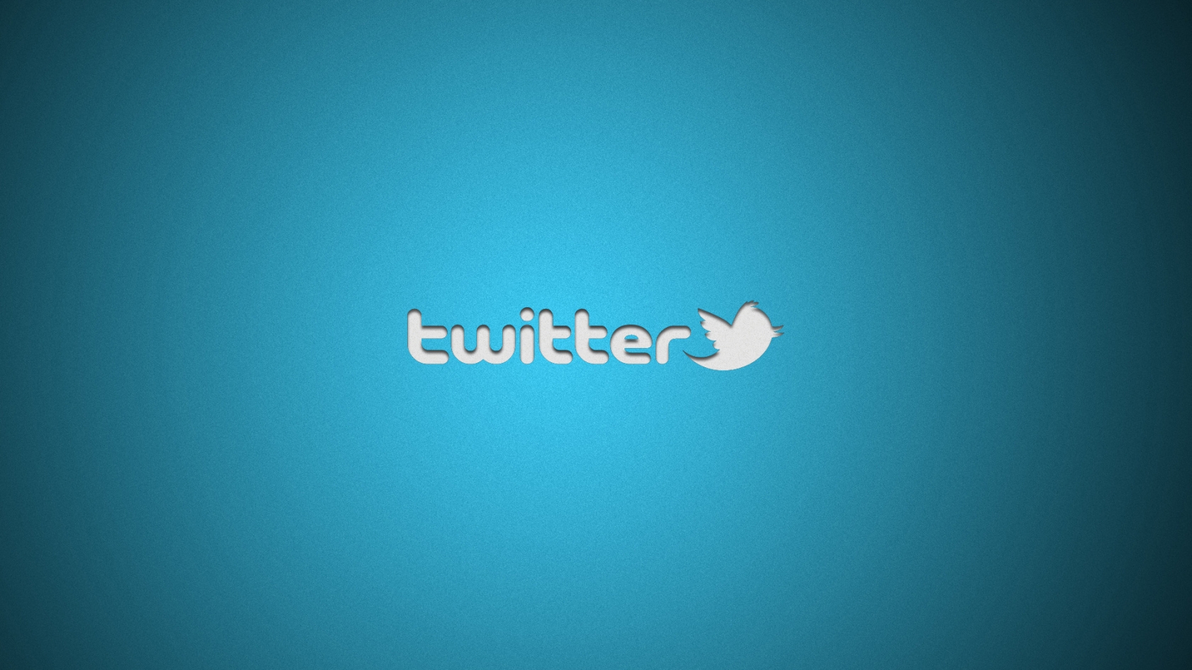 Twitter Logo for 1680 x 945 HDTV resolution