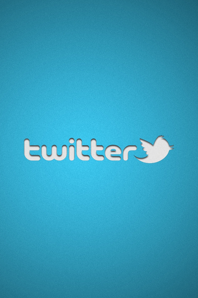 Twitter Logo for 640 x 960 iPhone 4 resolution
