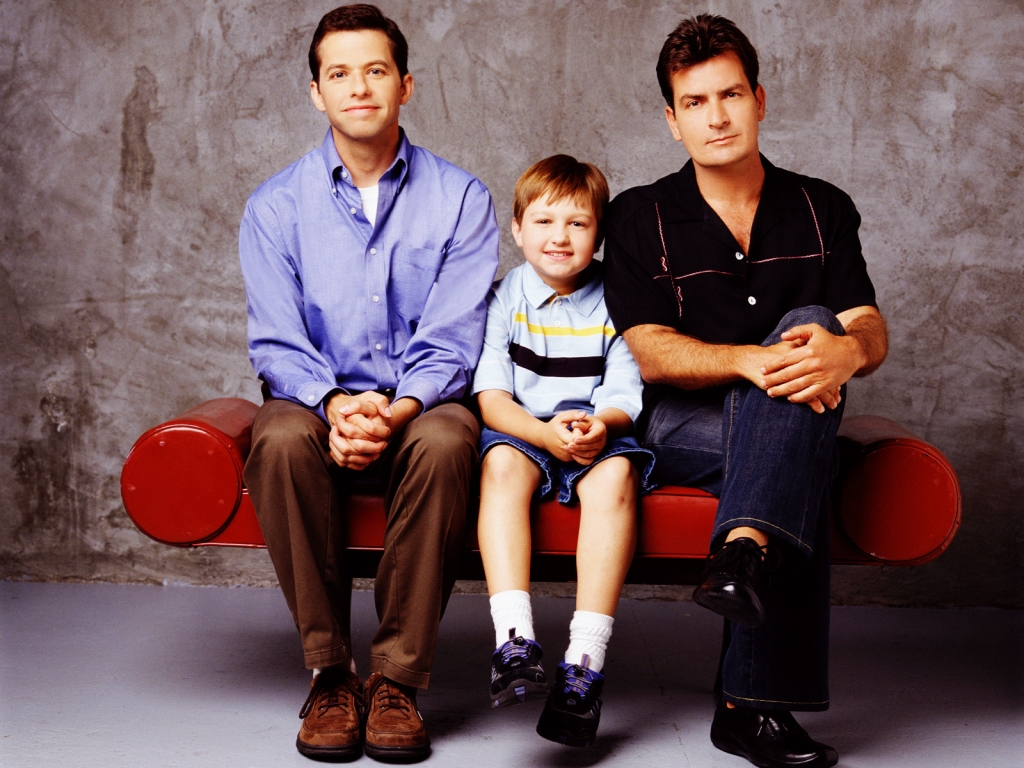 Two and a Half Men Poster for 1024 x 768 resolution