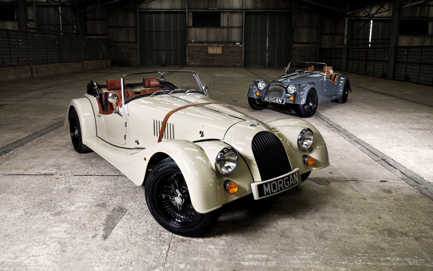 Two Morgan Roadster for 1440 x 900 widescreen resolution