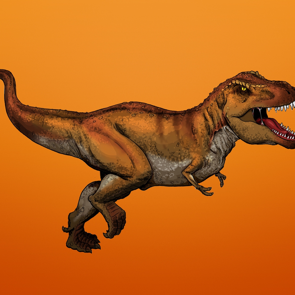 Tyrannosaurus Rex for 1024 x 1024 iPad resolution