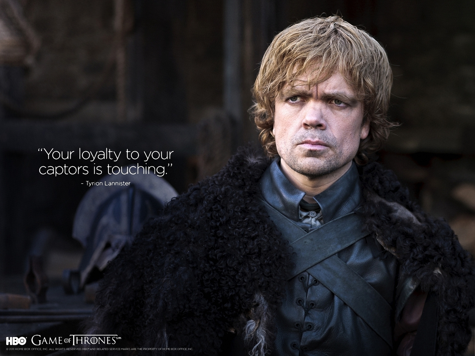Tyrion Lannister Quote Game of Thrones for 1600 x 1200 resolution
