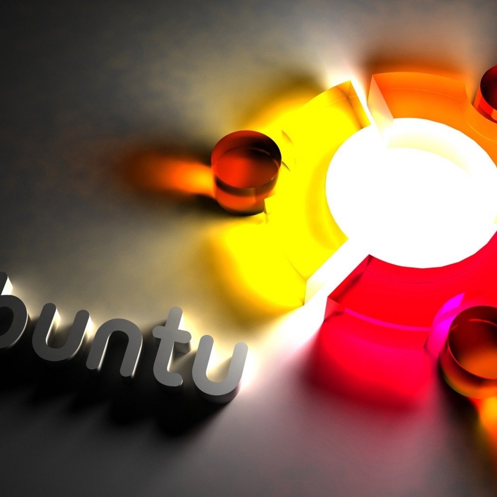 Ubuntu Cool Logo for 1024 x 1024 iPad resolution