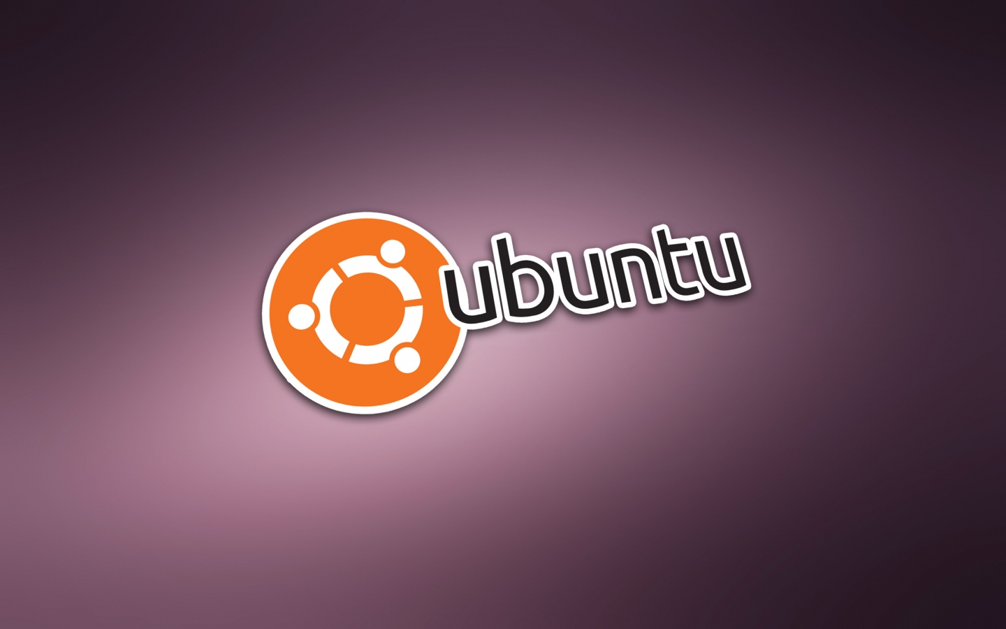 Ubuntu Modern Logo for 1440 x 900 widescreen resolution