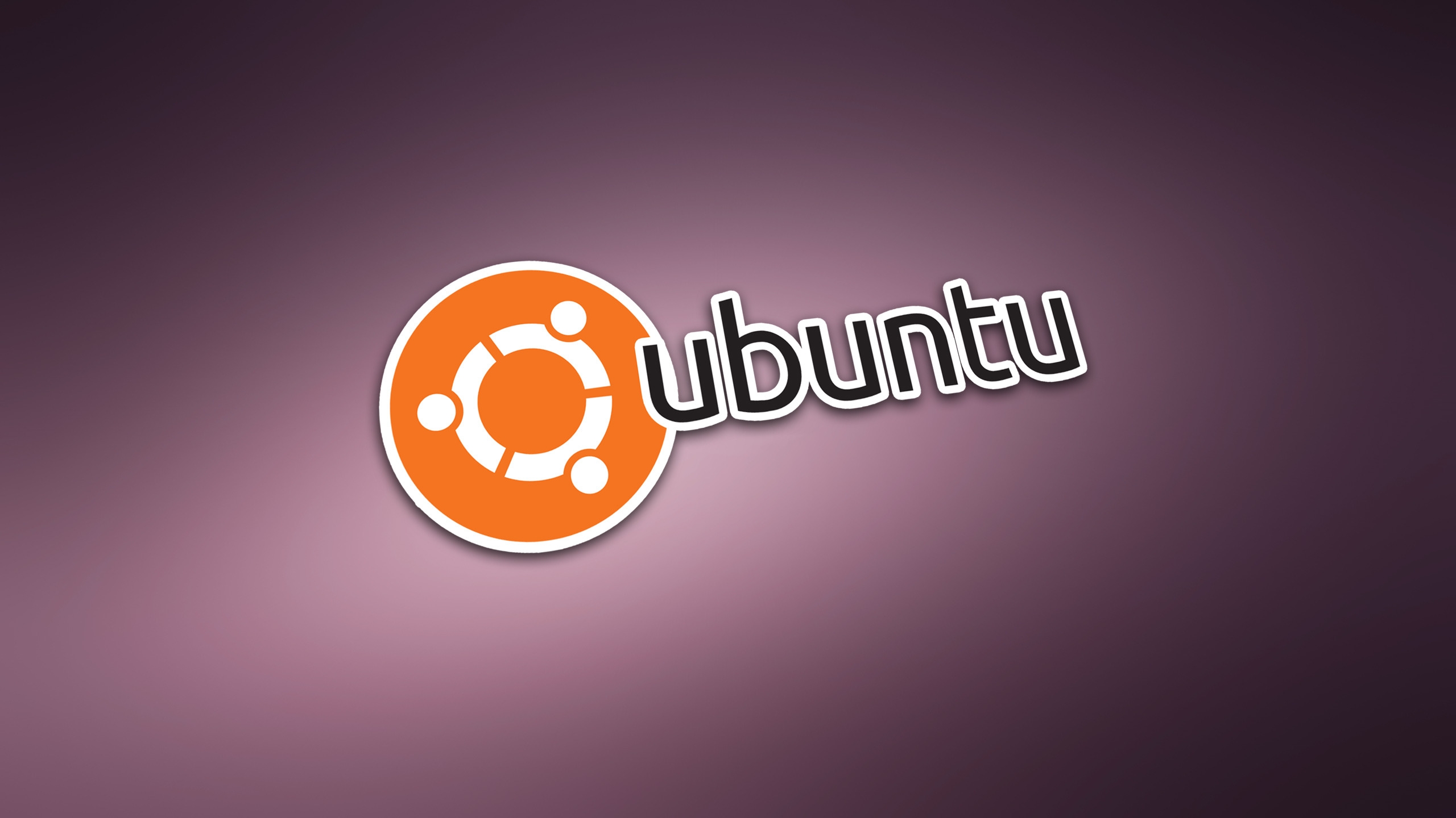 Ubuntu Modern Logo for 2560x1440 HDTV resolution