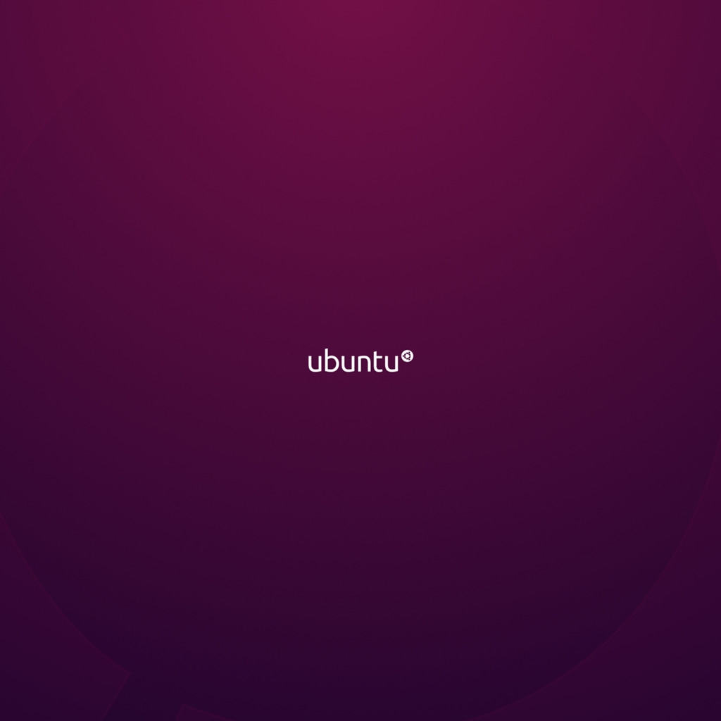 Ubuntu Purple for 1024 x 1024 iPad resolution