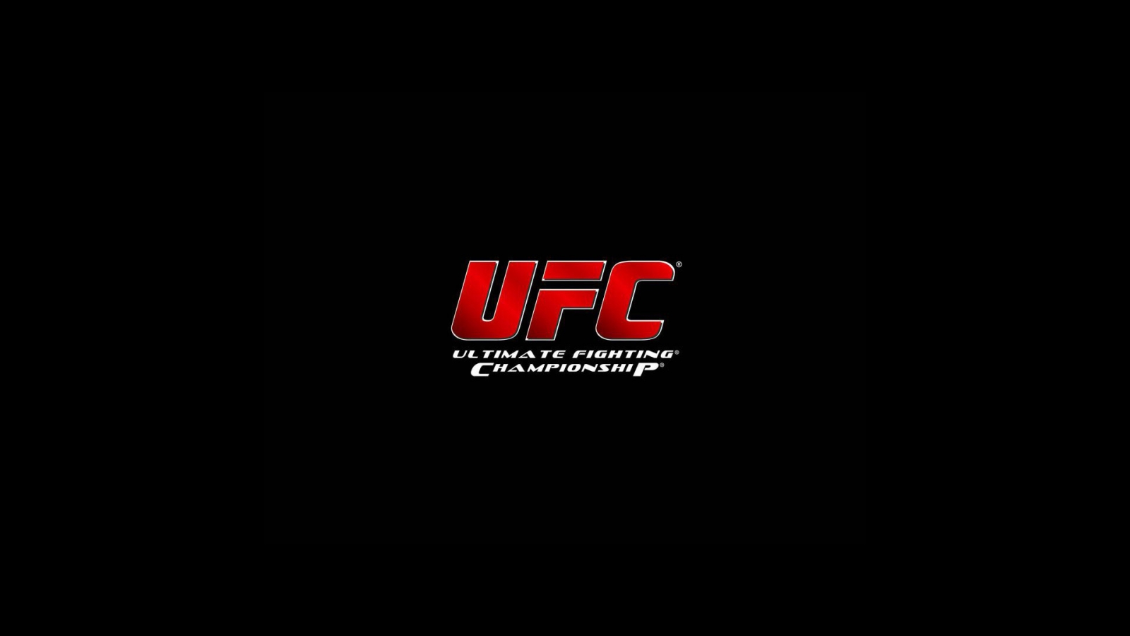 UFC Logo for 1600 x 900 HDTV resolution