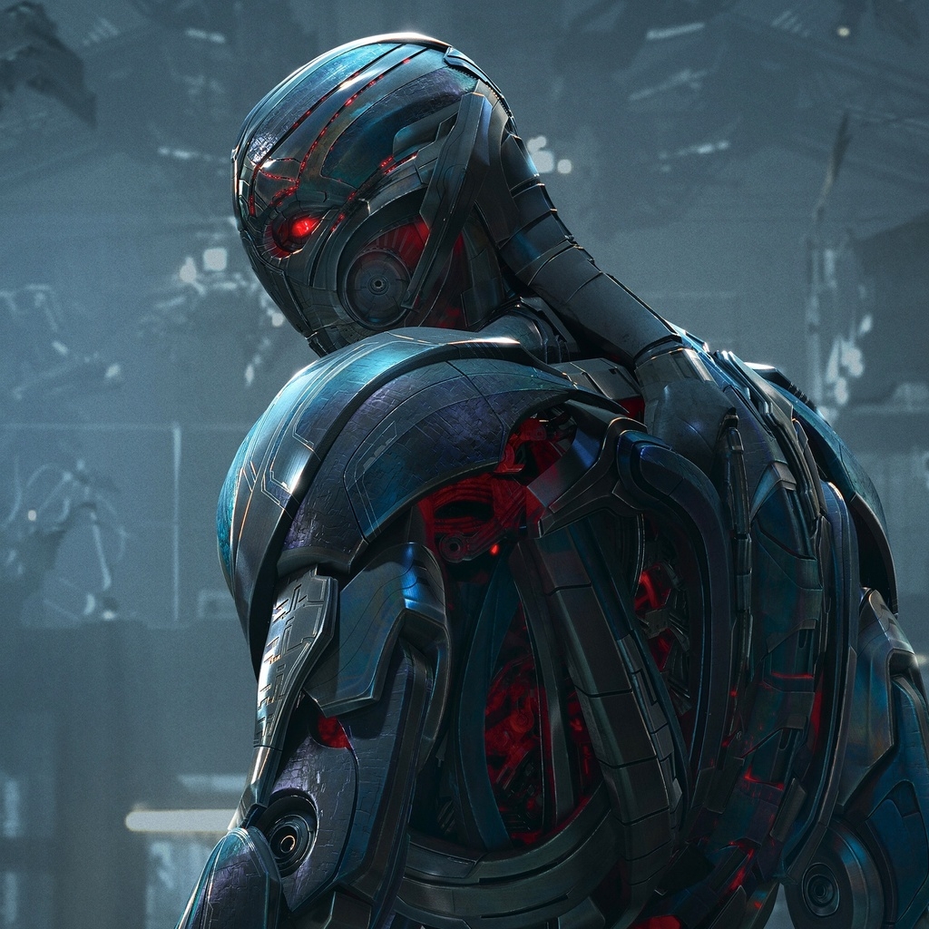Ultron from Avengers for 1024 x 1024 iPad resolution
