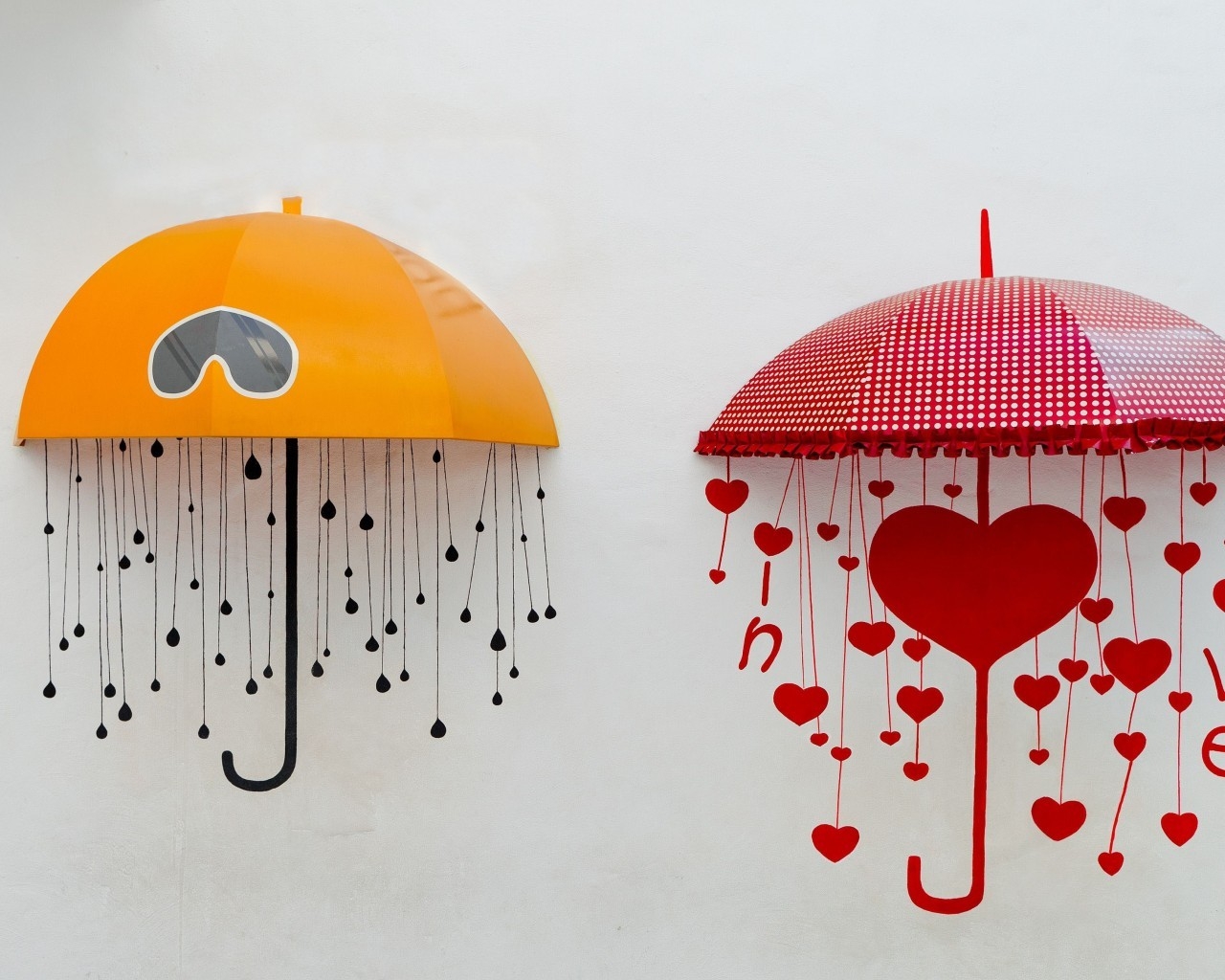 Umbrella of Love for 1280 x 1024 resolution