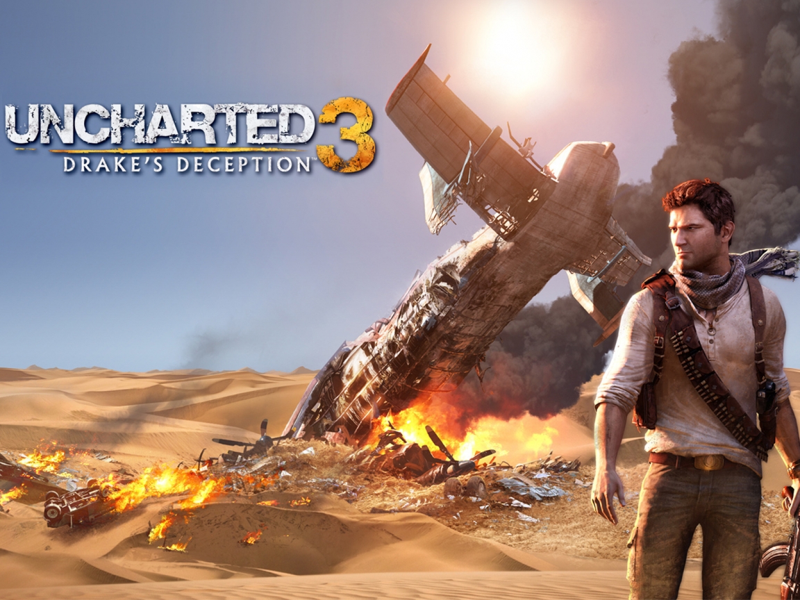 Uncharted 3 Drake Deception for 1152 x 864 resolution
