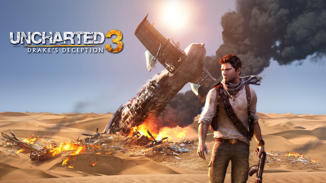 Uncharted 3 Drake Deception for 1366 x 768 HDTV resolution