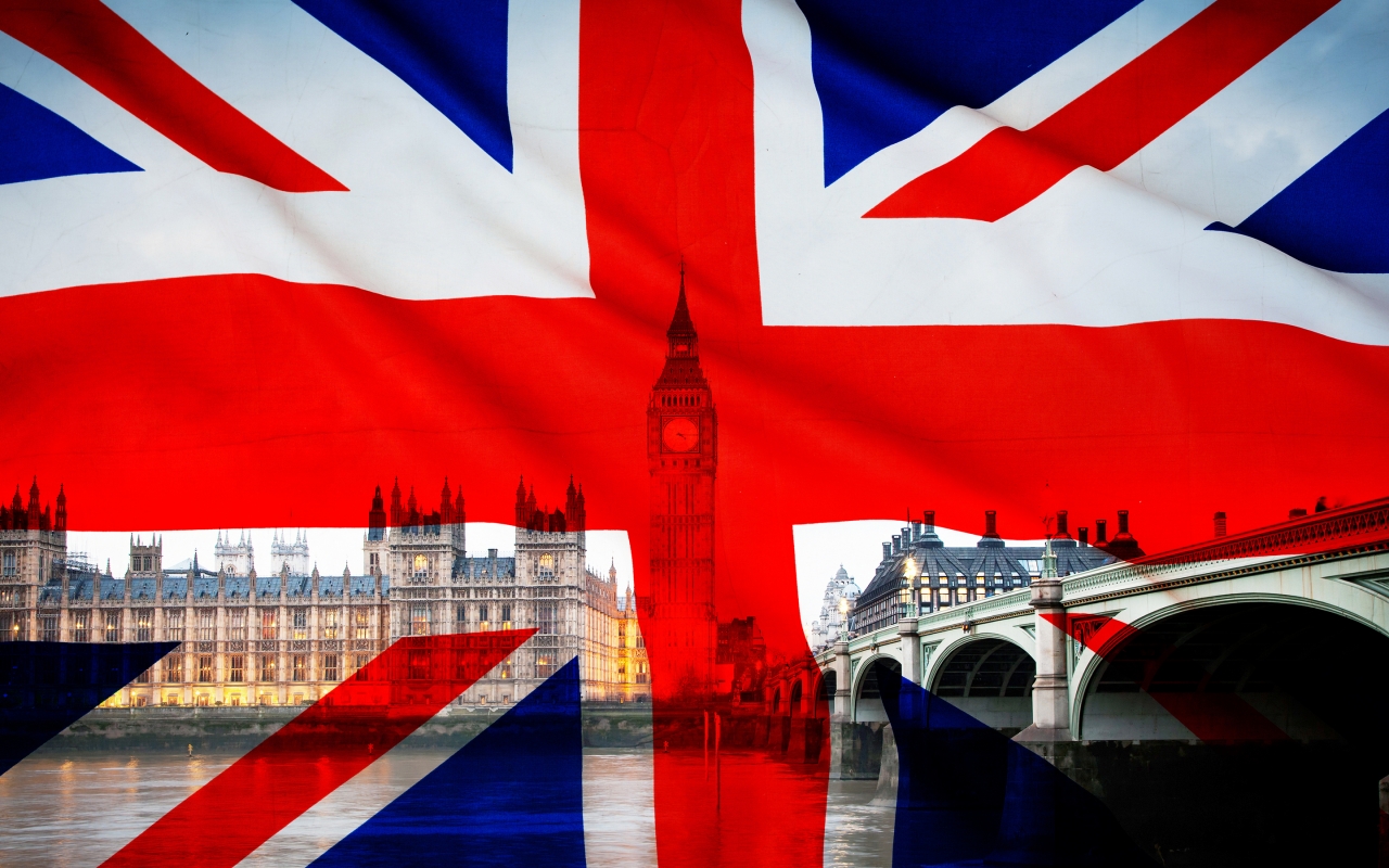 Union Jack – Flag of the UK for 1280 x 800 widescreen resolution