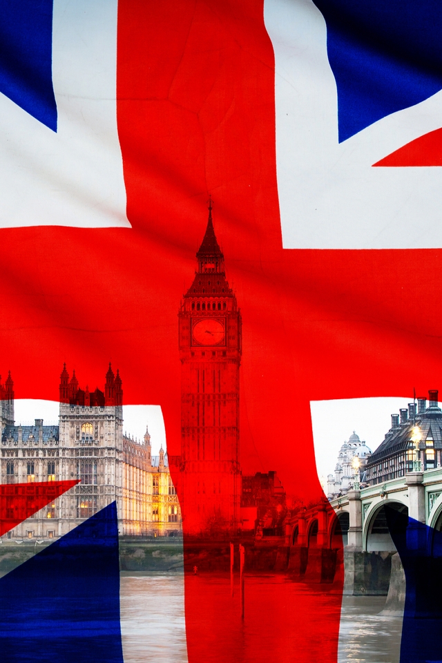 Union Jack – Flag of the UK for 640 x 960 iPhone 4 resolution
