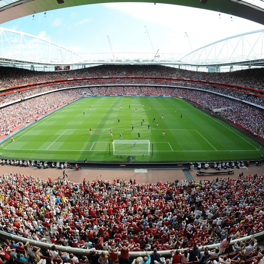 United Emirates Stadium for 1024 x 1024 iPad resolution