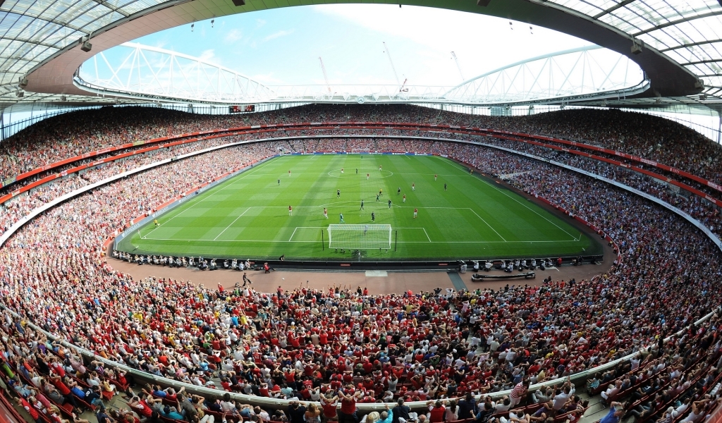 United Emirates Stadium for 1024 x 600 widescreen resolution
