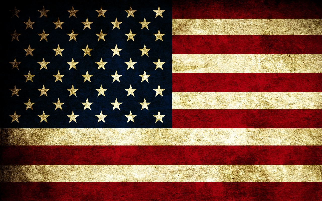USA Grunge Flag for 1280 x 800 widescreen resolution