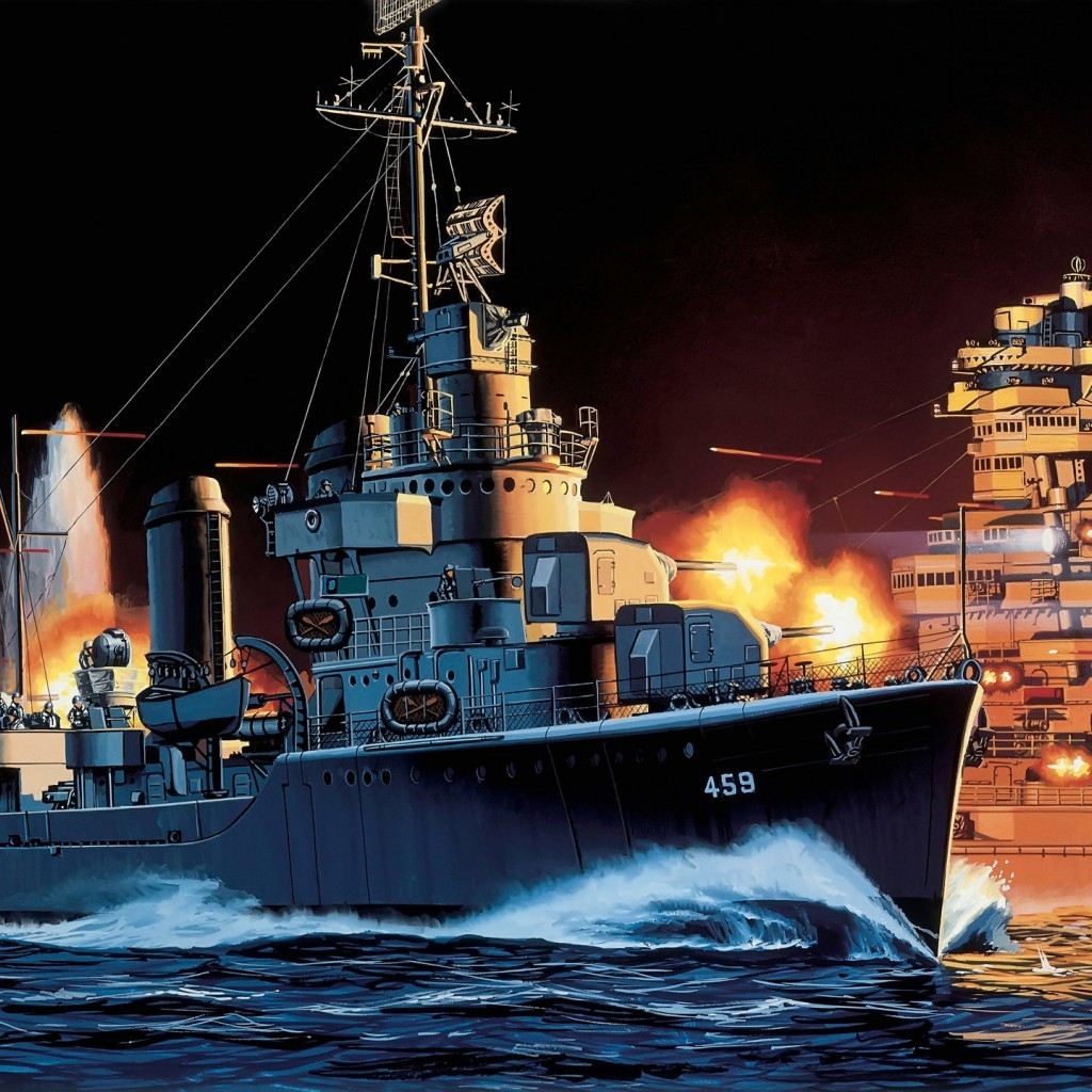 USS Laffey for 1024 x 1024 iPad resolution