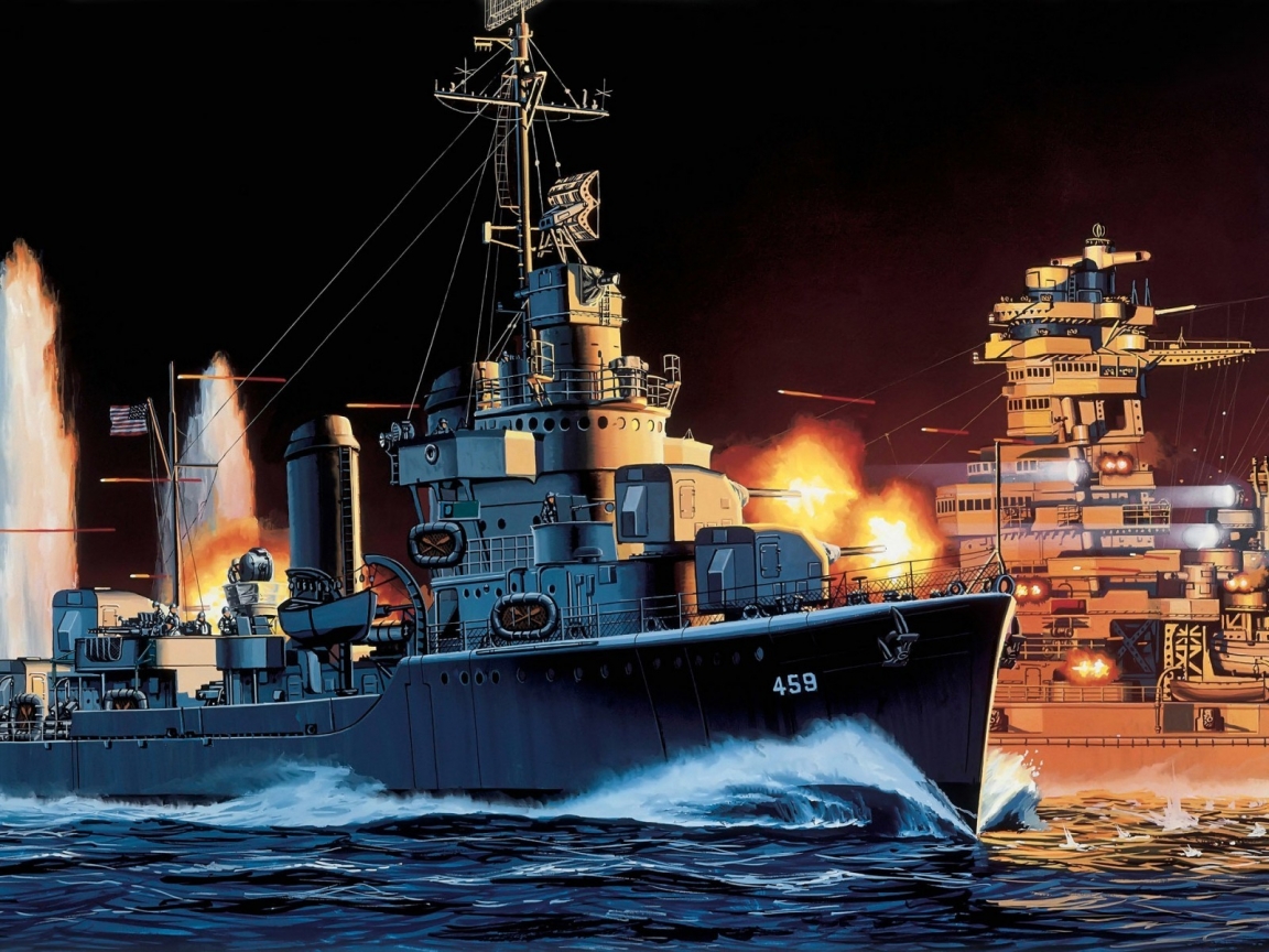 USS Laffey for 1152 x 864 resolution