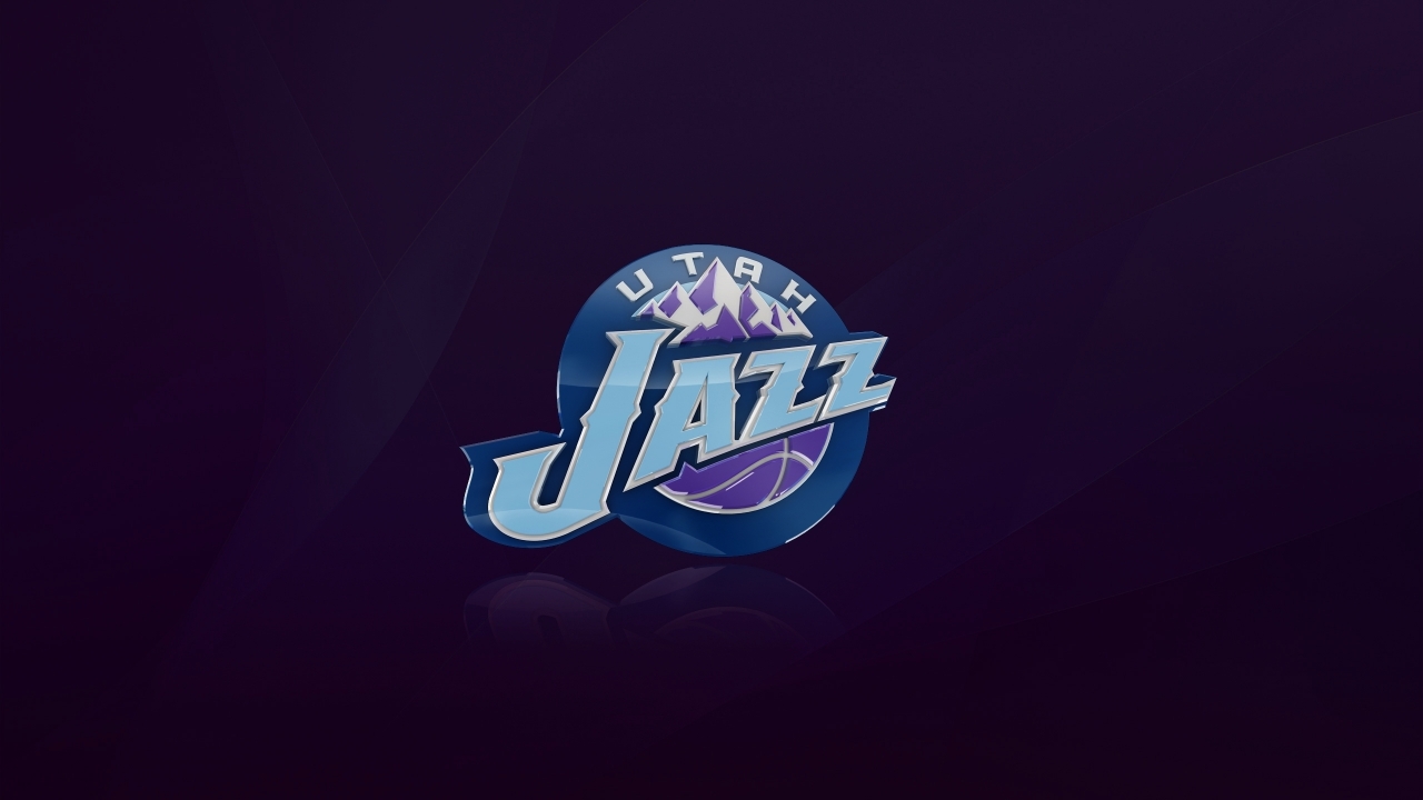 Utah Jazz Logo for 1280 x 720 HDTV 720p resolution