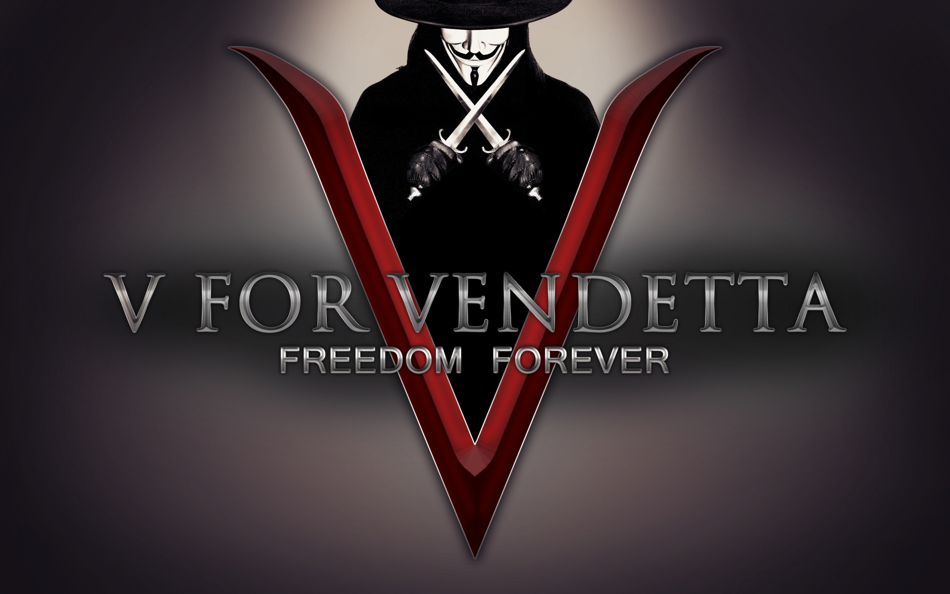 V for Vendetta Freedom Forever for 1920 x 1200 widescreen resolution