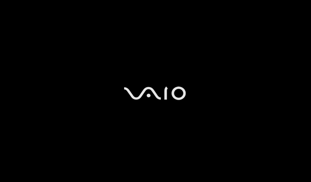 Vaio Black for 1024 x 600 widescreen resolution