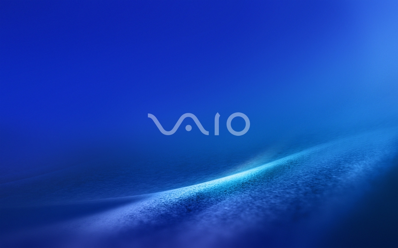 Vaio Dark Blue for 1280 x 800 widescreen resolution