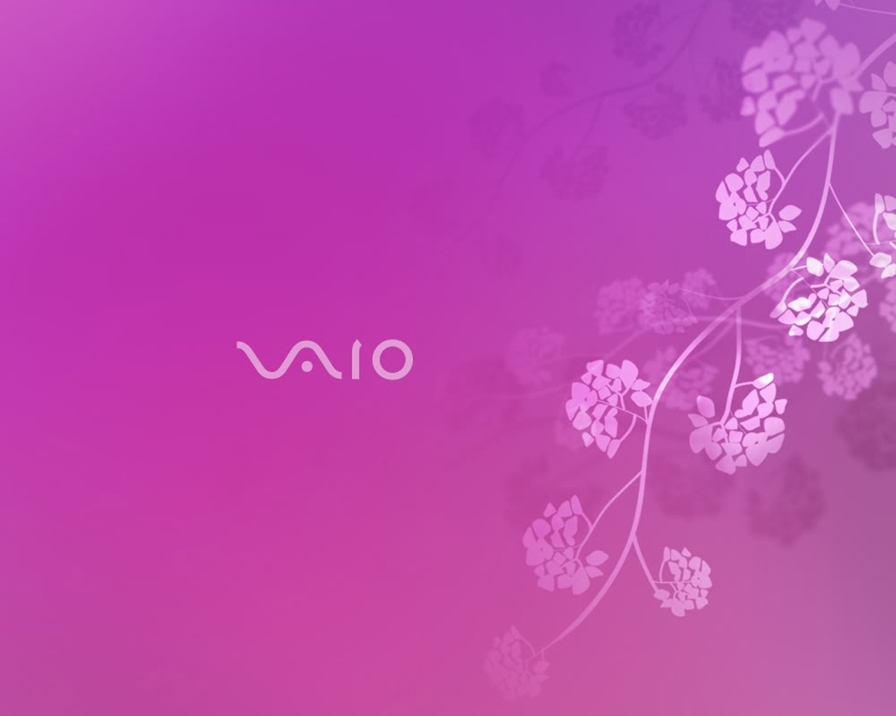 VAIO Floral Dusk for 1280 x 1024 resolution