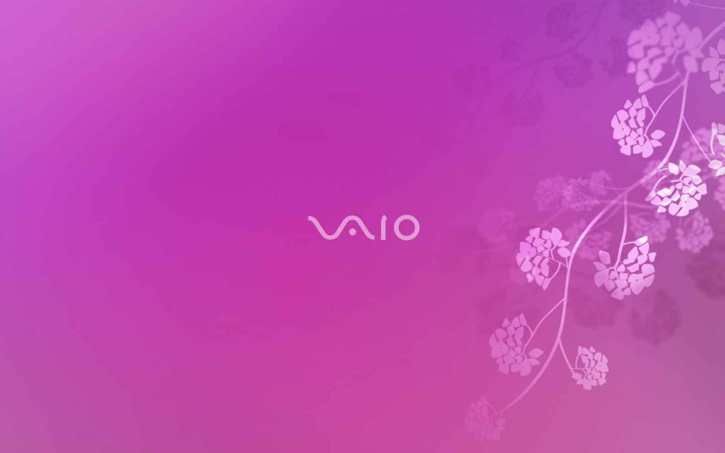 VAIO Floral Dusk for 1440 x 900 widescreen resolution