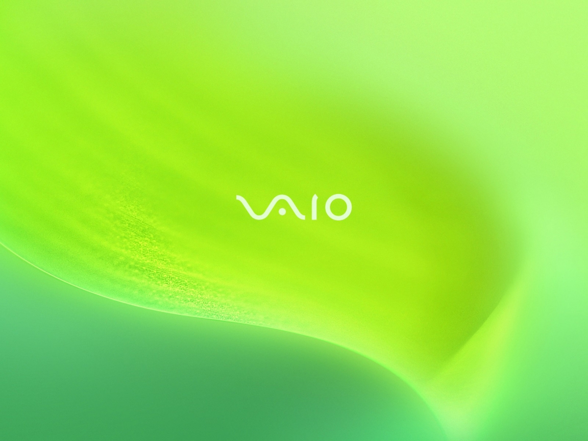 Vaio Green Leaf for 1152 x 864 resolution