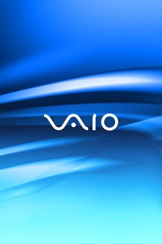 Vaio light blue for 320 x 480 iPhone resolution