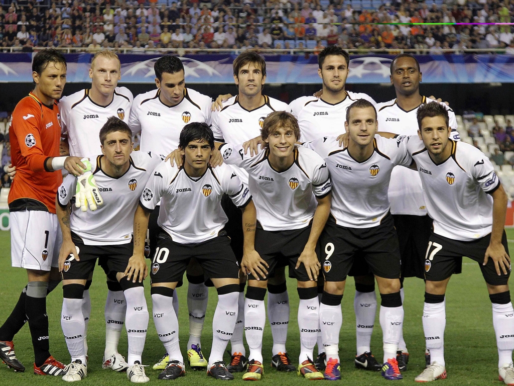 Valencia Football Team for 1024 x 768 resolution