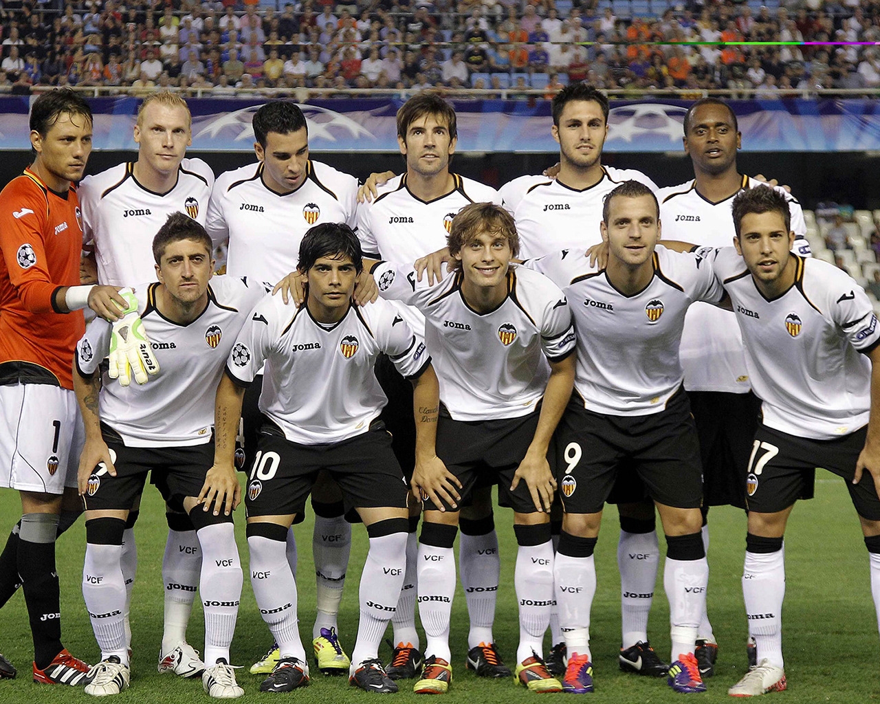 Valencia Football Team for 1280 x 1024 resolution
