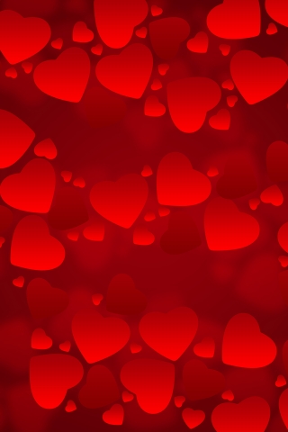 Valentines Day Background for 320 x 480 iPhone resolution